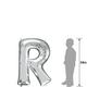 34in Silver Letter Balloon (R)